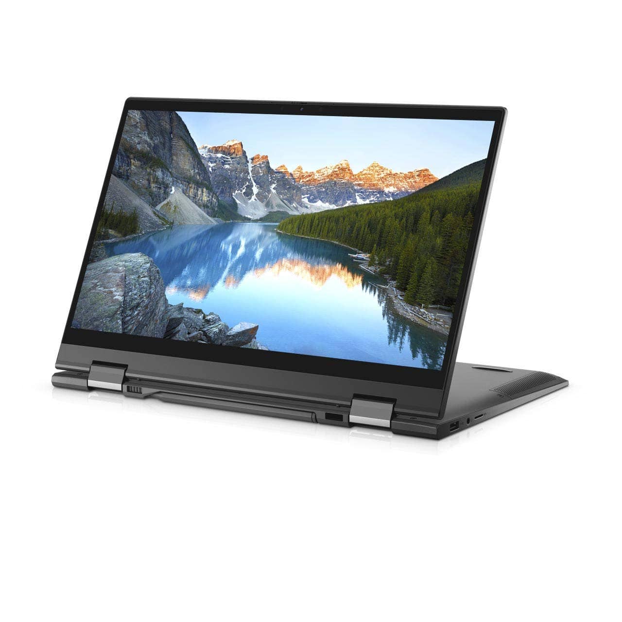Dell Inspiron 7306 11th Gen Core i5-1135G7 Ultra Slim 13inch FHD 2in1 Laptop (8GB/512GB SSD/ Iris Xe Graphics /Windows 10/ MS Office 19/Active Pen/Element Black) D560370WIN9B