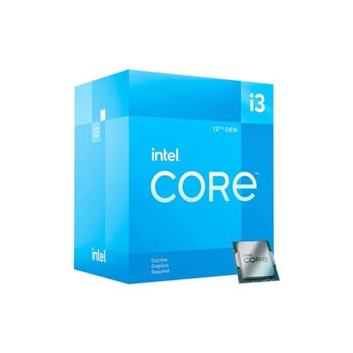 Intel Core i3-12100F 12th Gen Alder Lake Quad-Core Desktop Processor BX8071512100F