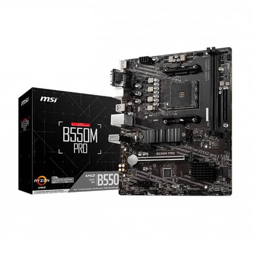 MSI B550M PRO AMD Ryzen 3000 3rd Gen AM4 Motherboard Review